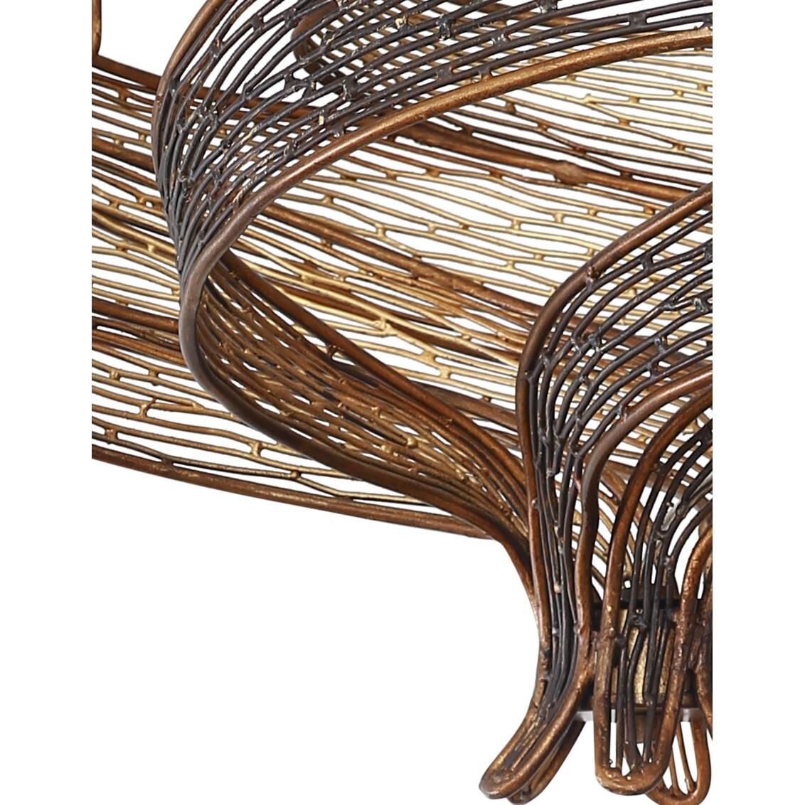 Shown in Hammered Ore finish and Gloss Opal glass